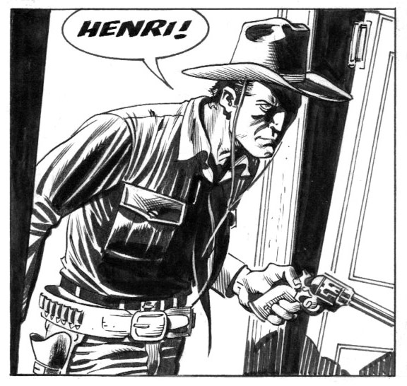 Marco Bianchini - Tex #577 pag. 101 - particolare Tex