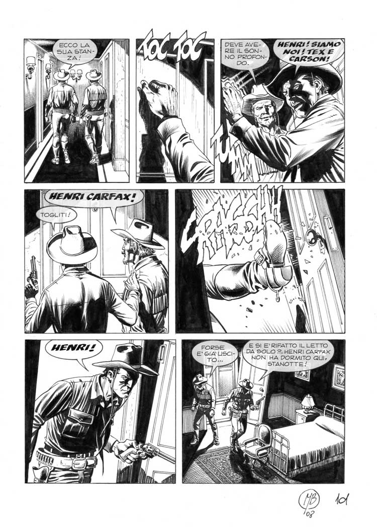 Marco Bianchini - Tex #577 pag. 101 Marco Bianchini - Tex #577 pag. 101