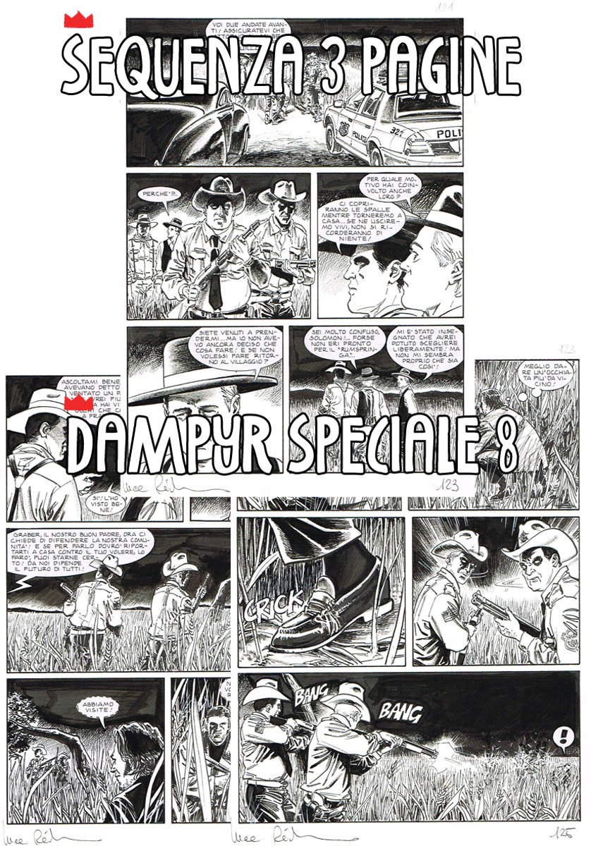 Luca Raimondo - Dampy Speciale n8 -sequenza pagine 123 - 124 - 125