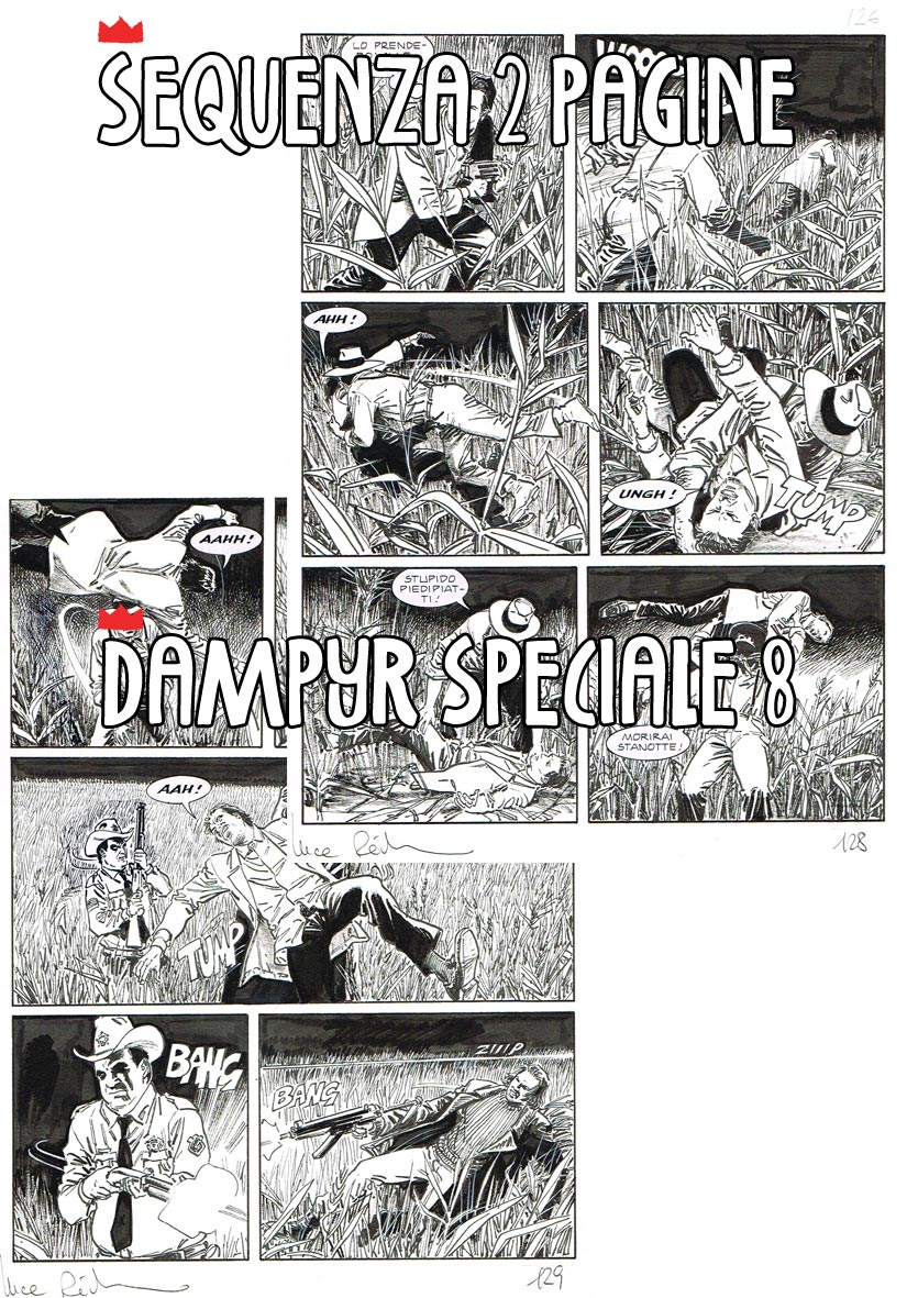 Luca Raimondo - Dampy Speciale n8 -sequenza pagine 128 - 129
