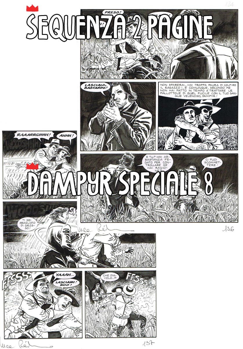 Luca Raimondo - Dampy Speciale n8 -sequenza pagine 136 - 137